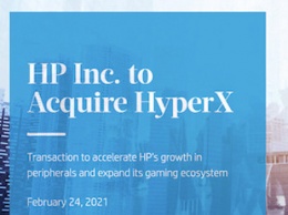 HP покупает подразделение HyperX Gaming у Kingston за 425 млн долл