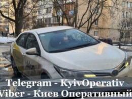 В Киеве водитель Uklon вылетел на встречку