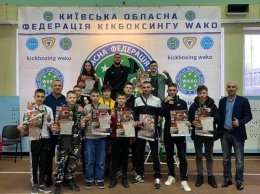 Криворожские кикбоксеры удачно выступили на открытом чемпионате Киевской области