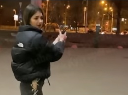 Киевская блогерша разнесла съемную квартиру и устроила стрельбу на улице, - ВИДЕО