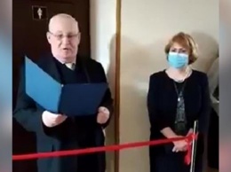В университете Киева торжественно открыли туалет