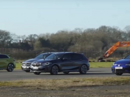Volkswagen Golf R 2021 года испытали в гонке против немецких хэтчбеков (ВИДЕО)