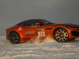 Jaguar установил рекорд скорости на льду Байкала