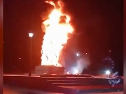 В Татарстане дети сожгли памятник Воину-освободителю