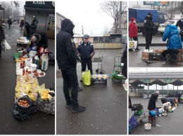 В Кривом Роге полиция и чиновники боролись со стихийной торговлей