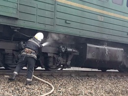Под Николаевом загорелся поезд - между Лоцкино и Грейгово (ФОТО)