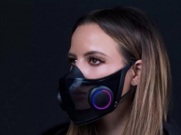 Создана прозрачная маска против коронавируса с RGB-подсветкой