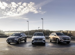 Лучшие в мире: Mercedes-Benz представили новую линейку электромобилей