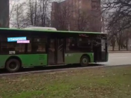 На Салтовке остановились троллейбусы (видео)
