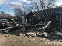 В Соломенском районе Киева произошел взрыв: разрушился гараж и два дома, - ФОТО