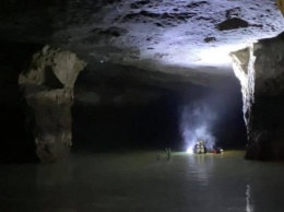 В Донецкой области в затопленных штольнях можно научиться пещерному дайвингу