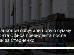 На Банковой озвучили новую сумму ремонта Офиса президента после акции за Стерненко
