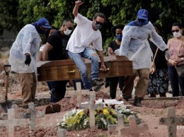 В Бразилии рекордная суточная COVID-смертность