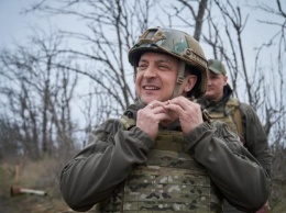 Зеленский посетил место гибели украинских бойцов на Донбассе (ФОТО)