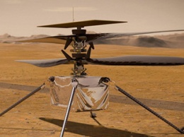 Марсианский вертолет впервые провел тестовое включение