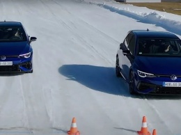 VW выпустил несколько видеороликов, на которых он тестируется на снегу