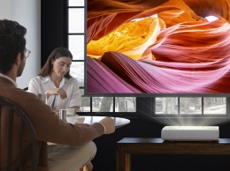 Лазерные проекторы Samsung: 2200 люмен, встроенная АС и огромные экраны