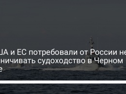 В США и ЕС потребовали от России не ограничивать судоходство в Черном море