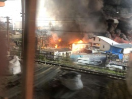 В день приезда Зеленского в Париже случился сильный пожар