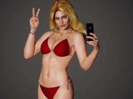Видео: художник создал 3D-модель девушки в купальнике с обложки Grand Theft Auto V