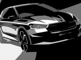Новые скетчи раскрыли дизайн Škoda Fabia следующего поколения