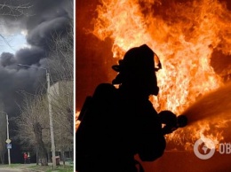 Масштабный пожар на Луганщине: огонь уничтожил бензовоз ВСУ и семь грузовиков, есть пострадавшие