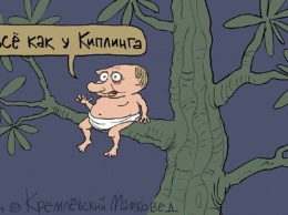 "Все как у Киплинга": Путин попал на меткую карикатуру из-за заявления о врагах России