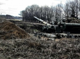 На Донбассе украинские танкисты провели учения, - ФОТО