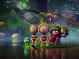 Майя и ее друзья спасают преследователя в отрывке мультфильма «Пчелка Майя: Медовый движ»