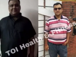 Мужчина за 7 месяцев похудел на 41 кг с помощью трех правил