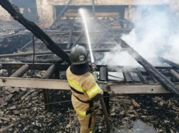На Черниговщине пожар уничтожил деревообрабатывающий цех
