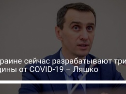 В Украине сейчас разрабатывают три вакцины от COVID-19 - Ляшко