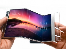 Samsung показала гибкий S-образный экран и 17" складной дисплей
