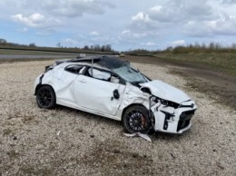 Toyota GR Yaris во время тестового заезда попал в серьезную аварию (ВИДЕО)