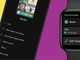 Spotify добавила в часы Apple Watch возможность офлайн прослушивания музыки и подкастов