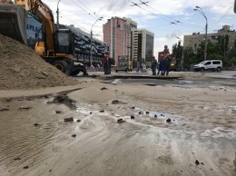 Потоп на "Лыбедской": когда возобновят движение транспорта, - СХЕМА ОБЪЕЗДА