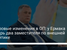 Кадровые изменения в ОП: у Ермака теперь два заместителя по внешней политике