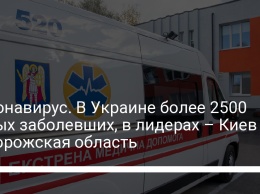 Коронавирус. В Украине более 2500 новых заболевших, в лидерах - Киев и Запорожская область