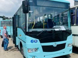 Первые автобусы с двигателем Евро-5 выходят на маршруты Одессы