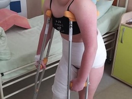 В Днепре маленькая девочка на тренировке по чирлидингу сломала бедро: фото