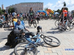 В Киеве проходит Всеукраинский велодень - 2021