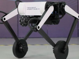 Китайская Tenscent сделала робота-акробата на двух колесах, который прыгает и не падает