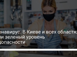 Коронавирус. В Киеве и всех областях ввели зеленый уровень эпидопасности