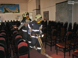 В Черноморском порту прошли пожарные учения