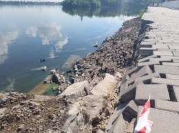Урбанисты Днепра предложили не восстанавливать разрушенную часть Набережной