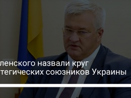 У Зеленского назвали круг стратегических союзников Украины