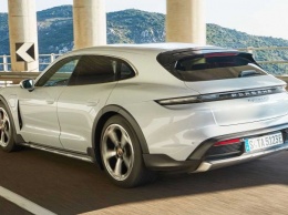 Porsche показал головокружительную рекламу Taycan Cross Turismo (ВИДЕО)