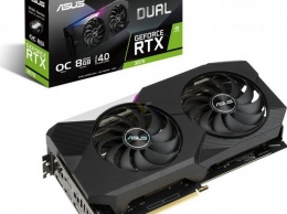 ASUS представила новые видеокарты NVIDIA GeForce RTX 3070 LHR с аппаратным ограничителем майнинга