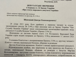 "Слуга народа" Безуглая внесла чужие правки в законопроект о реформе СБУ после истечения срока их подачи