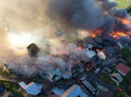 Масштабный пожар в Польше: огонь уничтожил 44 жилых и хозяйственных здания